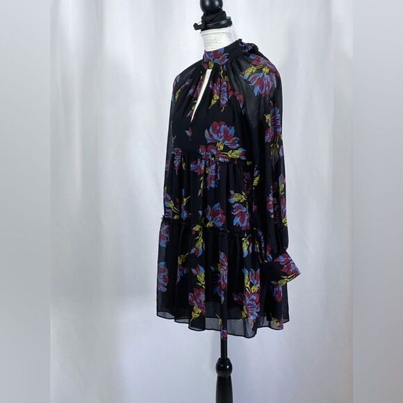 Cinq à Sept Revina Floral Print Mini Dress size 4 - Picture 9 of 14